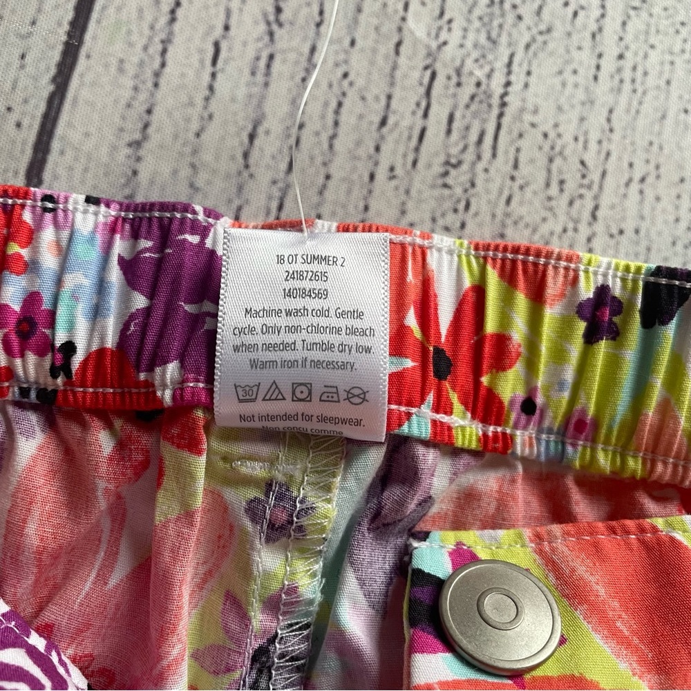 Gymboree Island Girl Floral Bubble Shorts Size 5T - Picture 5 of 7